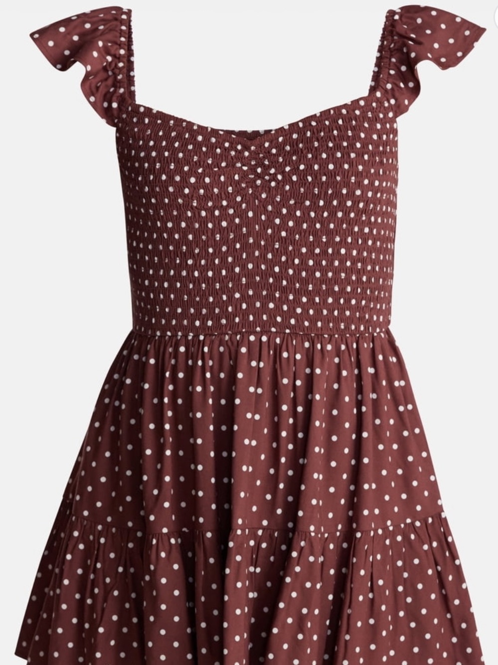 No Boundaries Smocked Romper with Flutter Sleeves